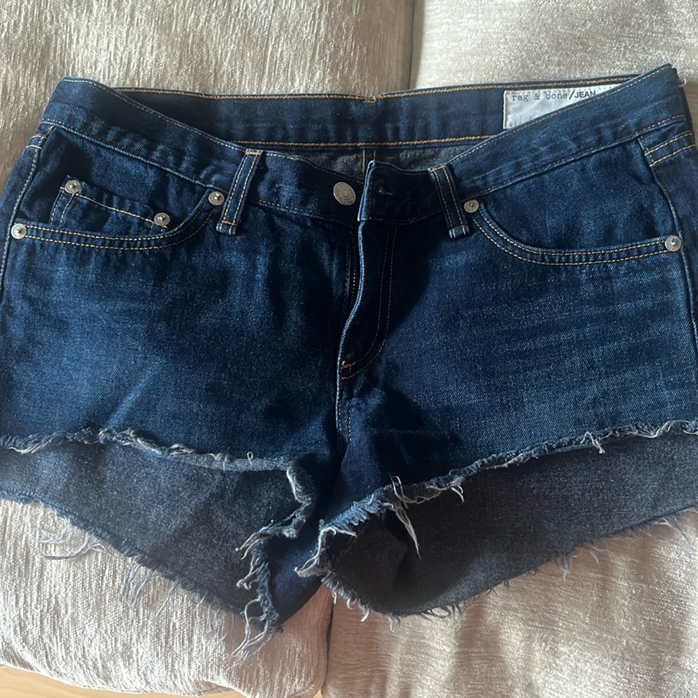 Rag and Bone cutoff jean short